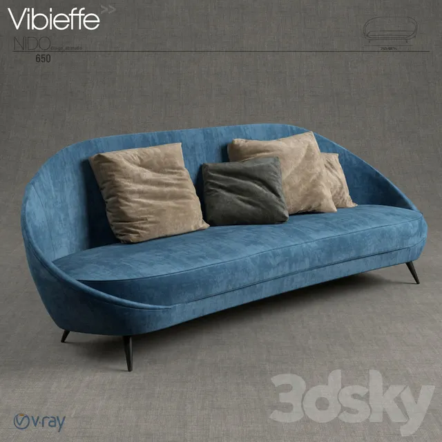 Furniture – Sofa 3D Models – 1244