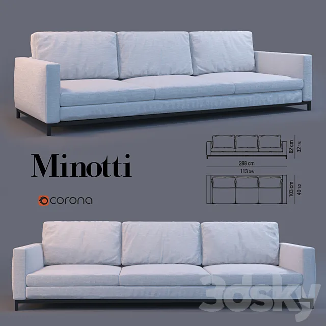 Furniture – Sofa 3D Models – 1246