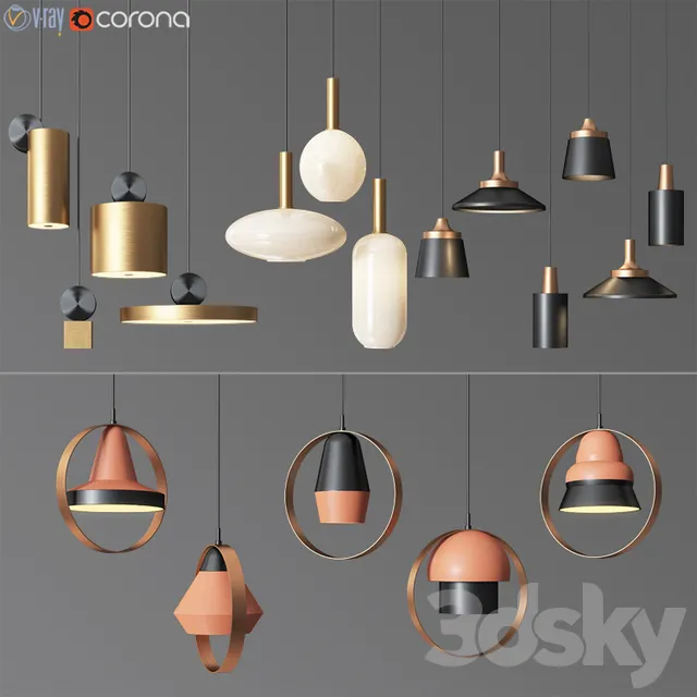 Ceiling Lights – 3D Models Download – 0431