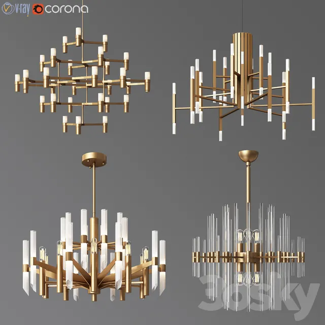 Ceiling Lights – 3D Models Download – 0432