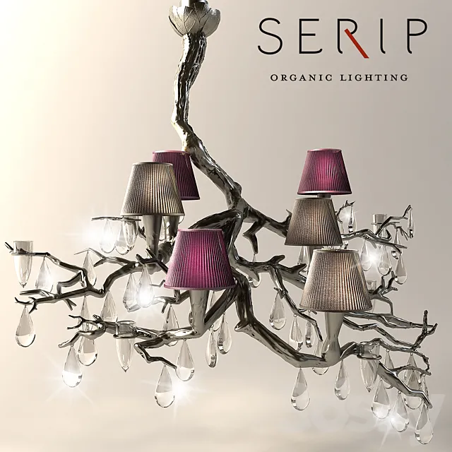 Serip Fascinium Chandelier CT-3196-6 3DS Max - thumbnail 3