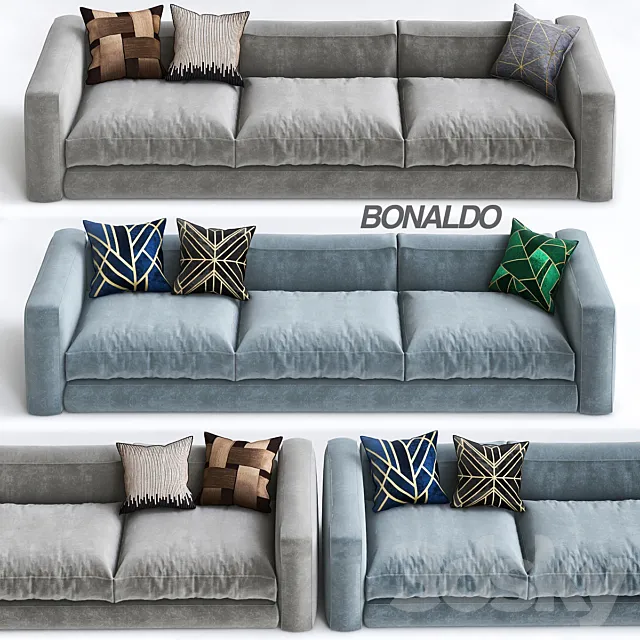Bonaldo sofa 3DS Max - thumbnail 3
