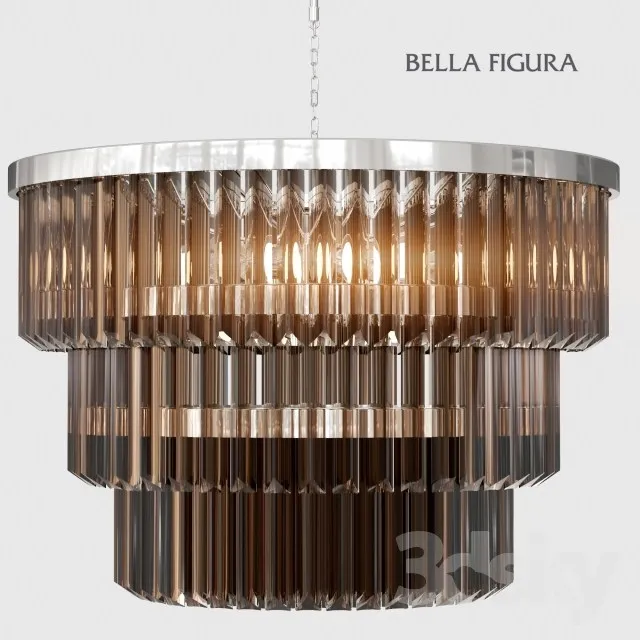 THREE TIER DRUM CHANDELIER (vray + corona) 3DS Max - thumbnail 3