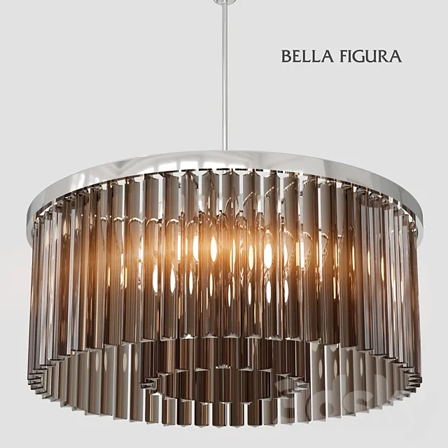 DOUBLE DRUM CEILING LIGHTS (vray + corona) 3DS Max - thumbnail 3
