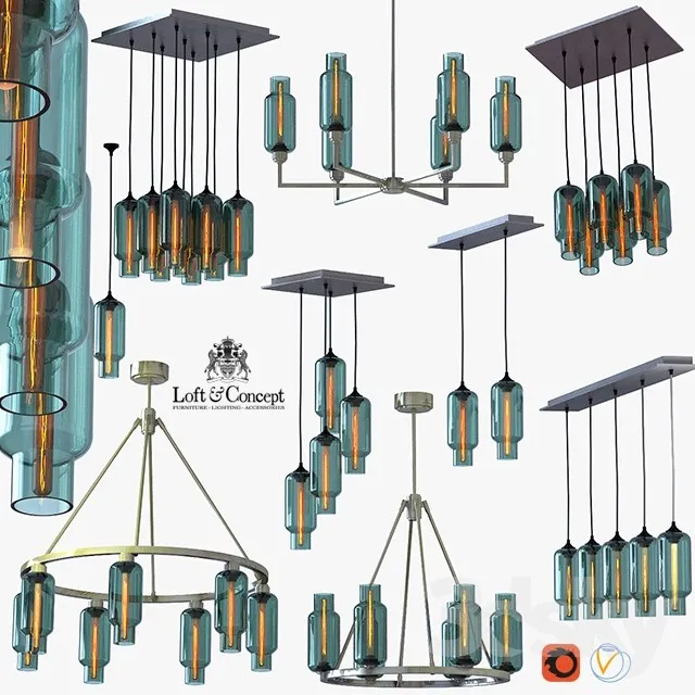 Ceiling Lights – 3D Models Download – 0672