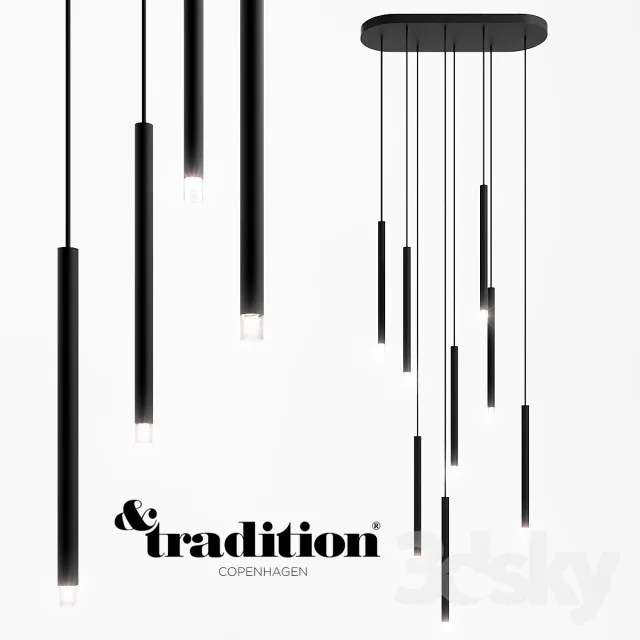 &Tradition Array Chandelier 3DS Max - thumbnail 3