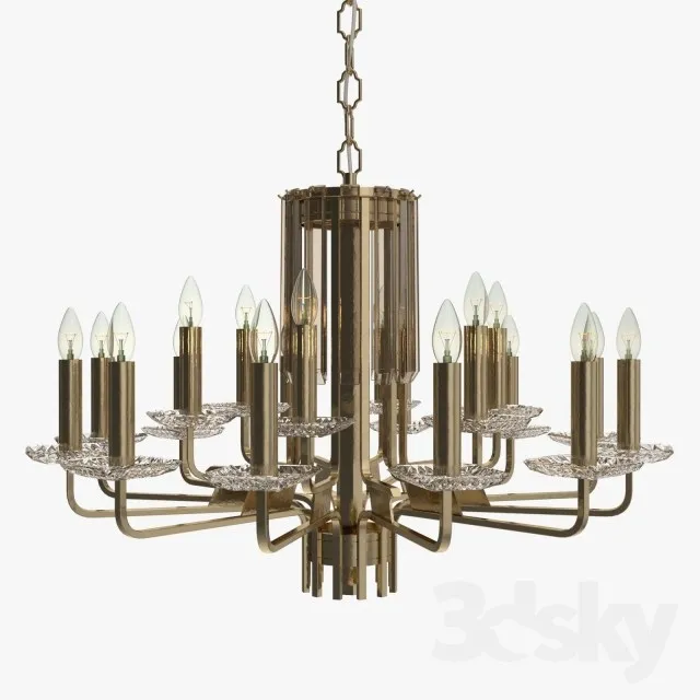 Faustig – Chandelier 63412-18 3DS Max - thumbnail 3