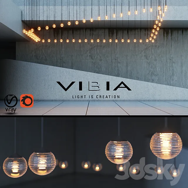 Vibia Algorithm 3DS Max - thumbnail 3