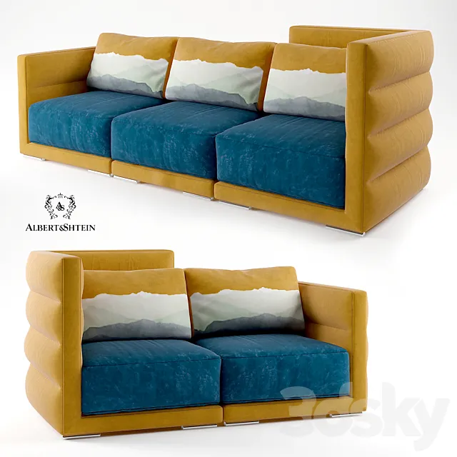 Furniture – Sofa 3D Models – Albert and Shtein Fredo sofa