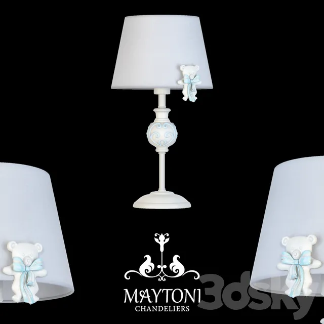 Table lamp Maytoni ARM033-11-BL 3DS Max - thumbnail 3