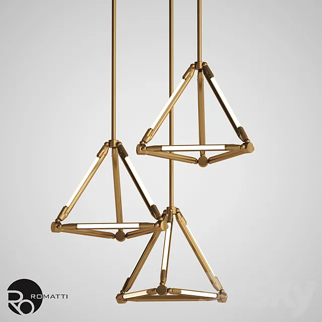 Designer lamp G2070 Romatti 3DS Max - thumbnail 3