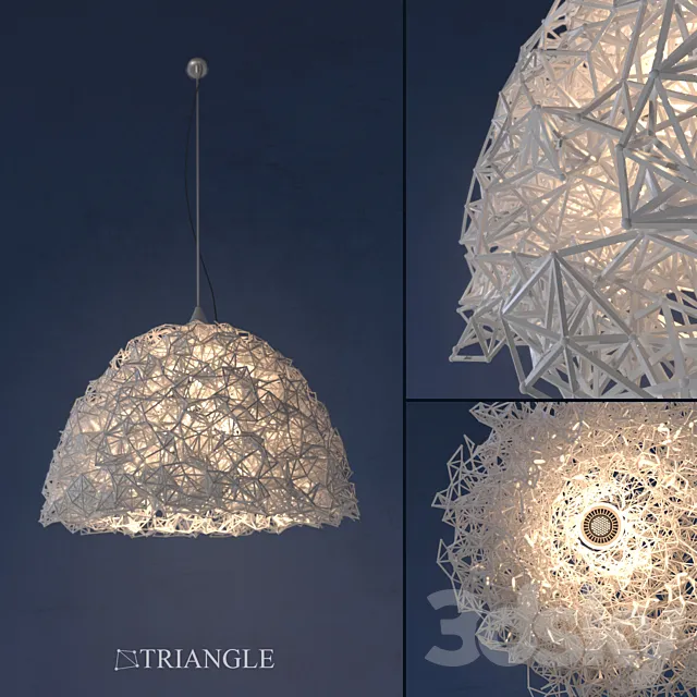 Chandelier Triangle (handmade) 3DS Max - thumbnail 3