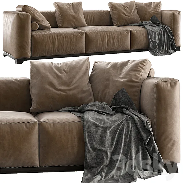Furniture – Sofa 3D Models – Alivar tailor sofa with plaid