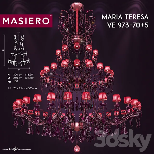 Maria Teresa VE 973-70 + 5 3DS Max - thumbnail 3