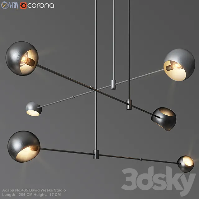 Ceiling Lights – 3D Models Download – Acaba No 435 David Weeks Studio