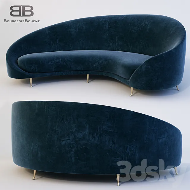 Furniture – Sofa 3D Models – Arc Sofa