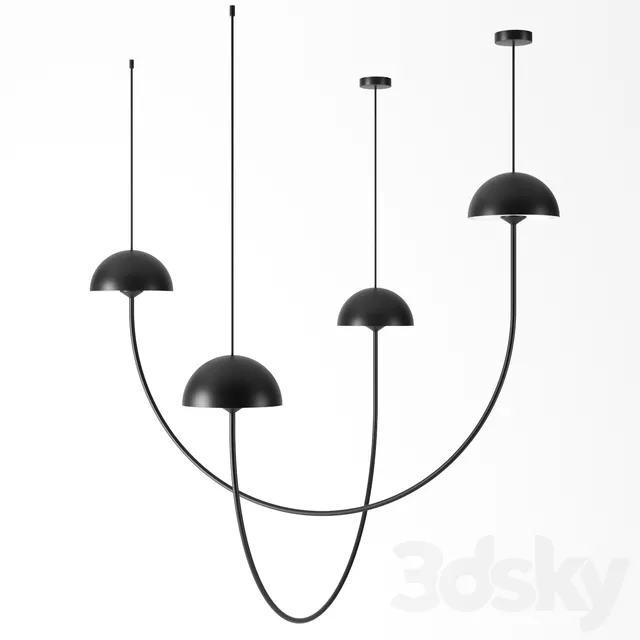 Ceiling Lights – 3D Models Download – Champignon Pendant Light 2 by Luxcambra
