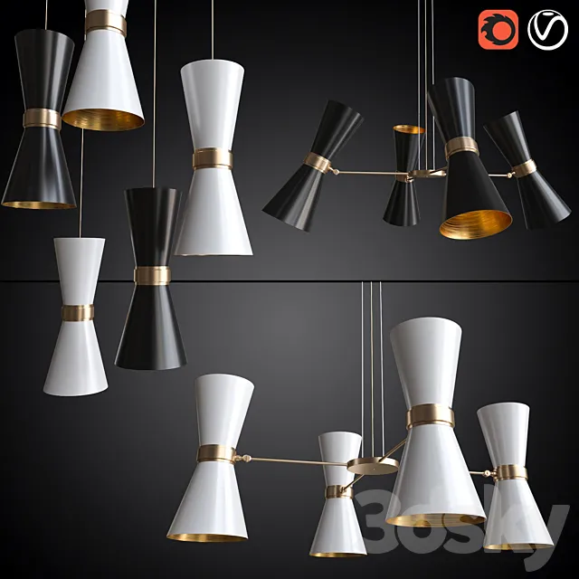 Ceiling Lights – 3D Models Download – Chandelier and pendants CAIRO MULLAN