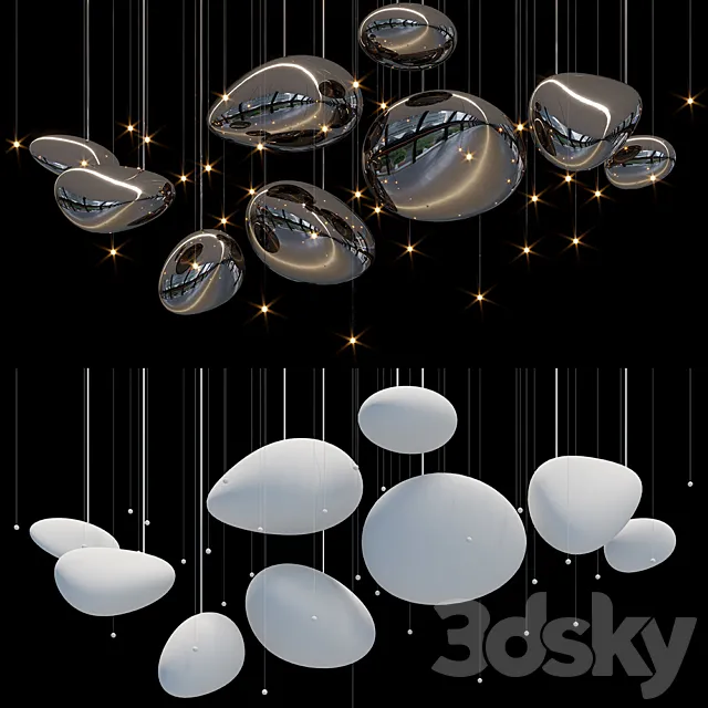 Ceiling Lights – 3D Models Download – Chandelier Light Vargov 1