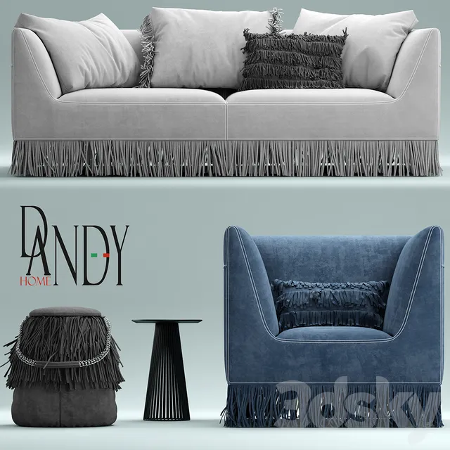 Furniture – Sofa 3D Models – Armchair and Sofa Gamma Marilyn armchair