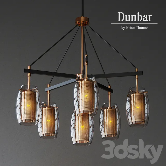 Ceiling Lights – 3D Models Download – Dunbar 6 Light Chandelier