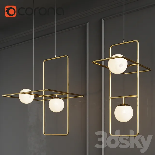 Ceiling Lights – 3D Models Download – Midea lamp in the online store Romatti