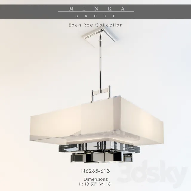 Ceiling Lights – 3D Models Download – Minka group N6265-613
