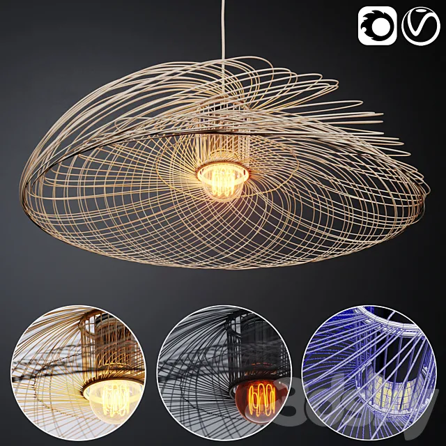 Ceiling Lights – 3D Models Download – Pendant lamp PENDANT LIGHT FORESTIER 2