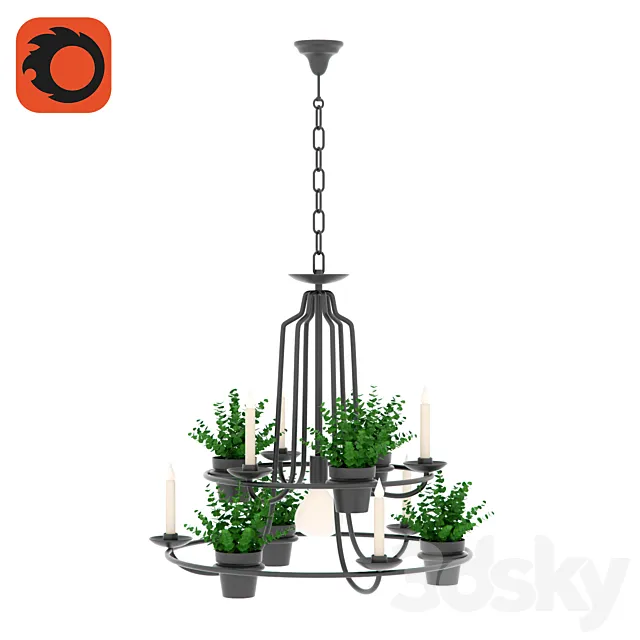 Ceiling Lights – 3D Models Download – Pendant Light Innerspace Garden Lamp