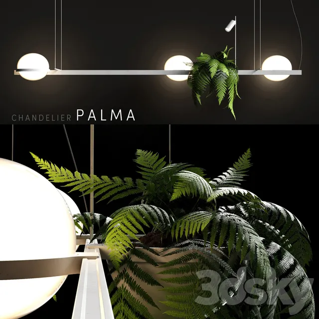 Ceiling Lights – 3D Models Download – Vibia Palma 3736