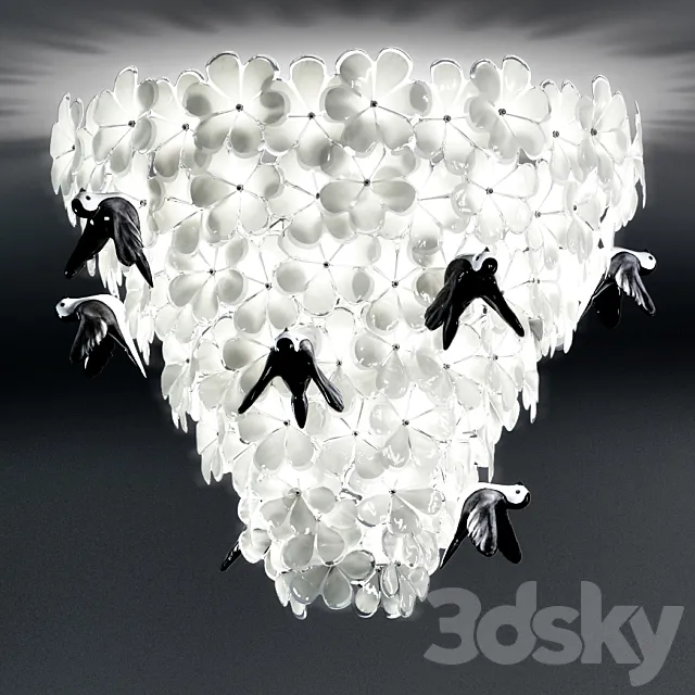 Ceiling Lights – 3D Models Download – Visionnaire acanthus plafoniera