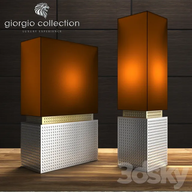 Lamps table Giorgio Collection \/ City LAMP 3DS Max - thumbnail 3