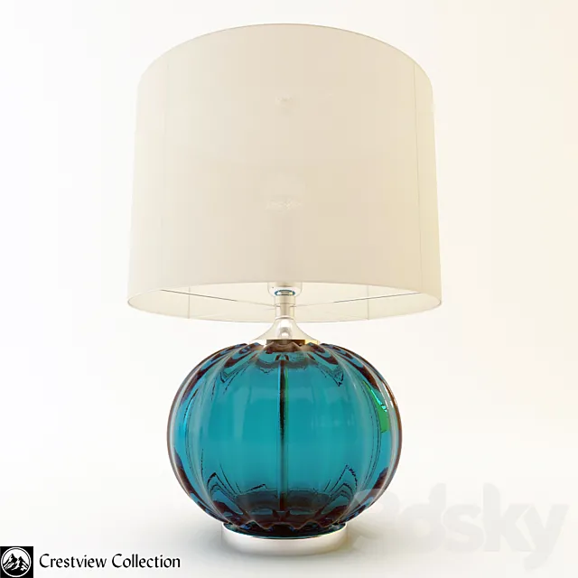 Table lamp Crestview Collection 3DS Max - thumbnail 3