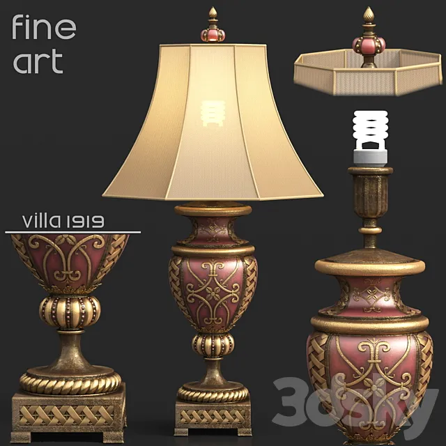 Table Lamp – 3D Models – 0108
