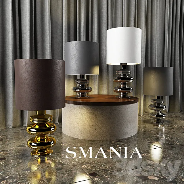 Tables and lamps Smania 3DS Max - thumbnail 3