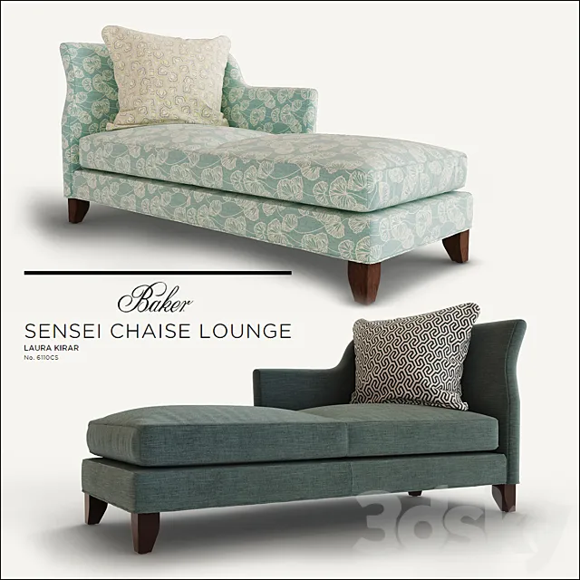 Furniture – Sofa 3D Models – Baker SENSEI CHAISE LOUNGE LAURA 3D model