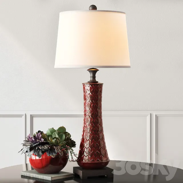 Uttermost_Cassian Table lamp 3DS Max - thumbnail 3