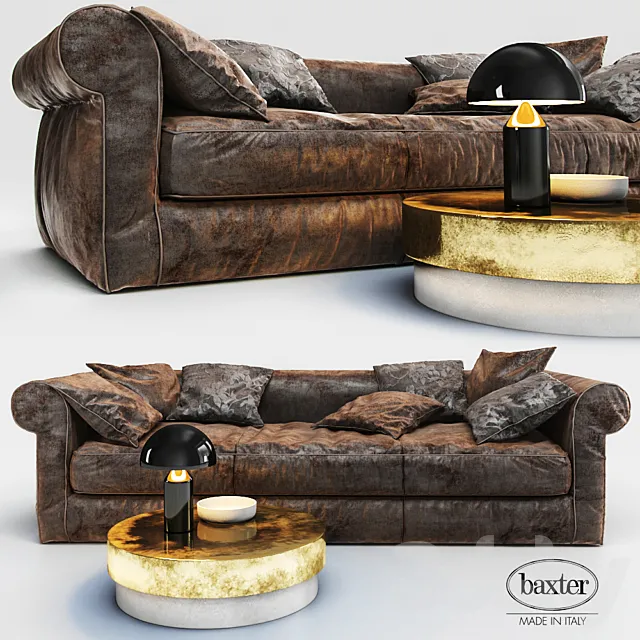 Furniture – Sofa 3D Models – Baxter Alfred Soft sofa