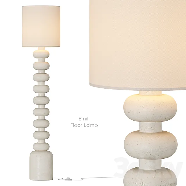 Table Lamp – 3D Models – Emil Floor Lamp Urban Outfitters
