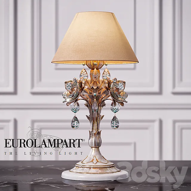 Table Lamp – 3D Models – Eurolampart Art. 2702 01BA