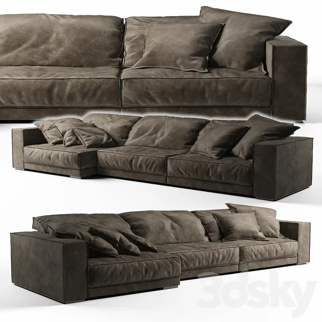 Furniture – Sofa 3D Models – Baxter Budapest sofa
