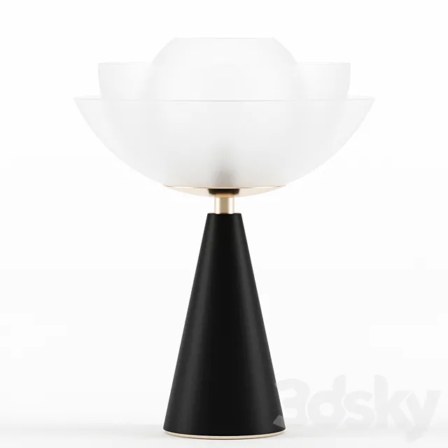 Table Lamp – 3D Models – Lotus Table Lamps by Mason Editions