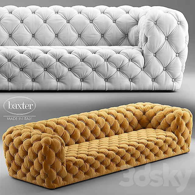Furniture – Sofa 3D Models – Baxter Chester Moon Sofa