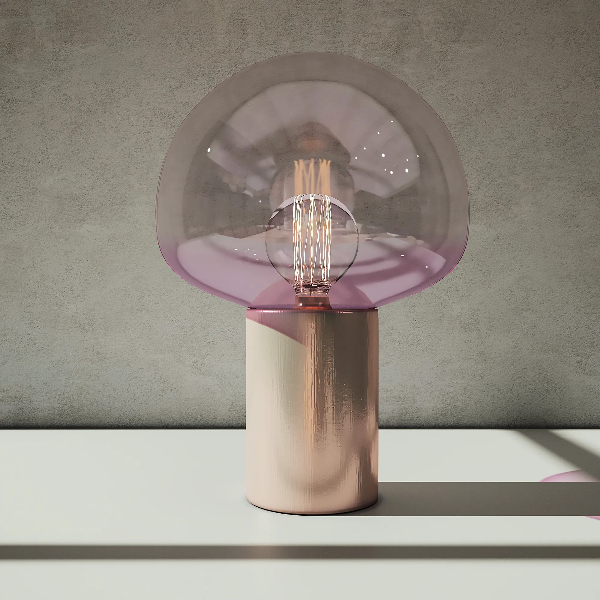 Table Lamp – 3D Models – Rose Gold Table Lamp