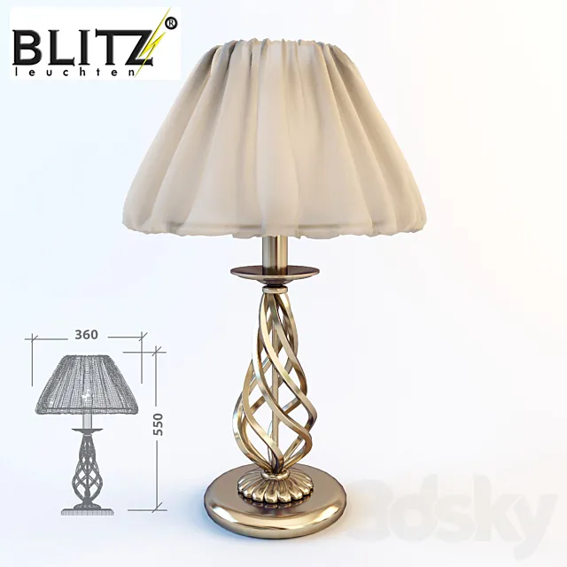 Table Lamp – 3D Models – Table lamp Blitz