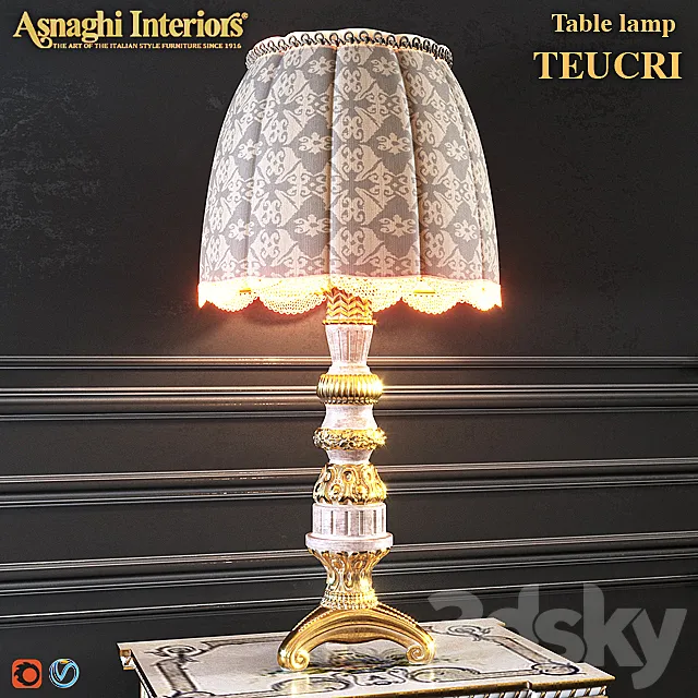 Table Lamp – 3D Models – Table lamp TEUCRI ASNAGHI INTERIORS L42907