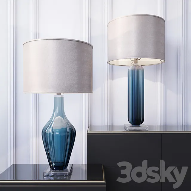 Table Lamp – 3D Models – Table lamps UTTERMOST 26191 26193