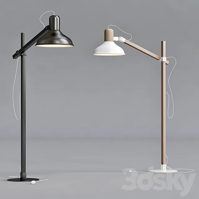 Floor lamp – Nowodvorski 6534 WOOD BOY 3DS Max - thumbnail 3