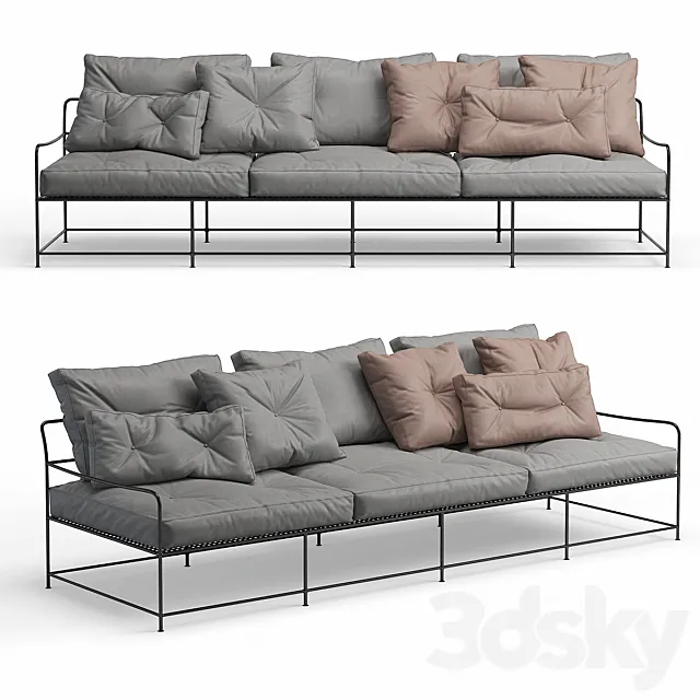 Furniture – Sofa 3D Models – Baxter Girgenti Sofa