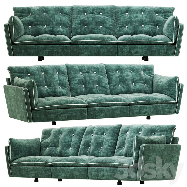 Furniture – Sofa 3D Models – Baxter Sorrento sofa